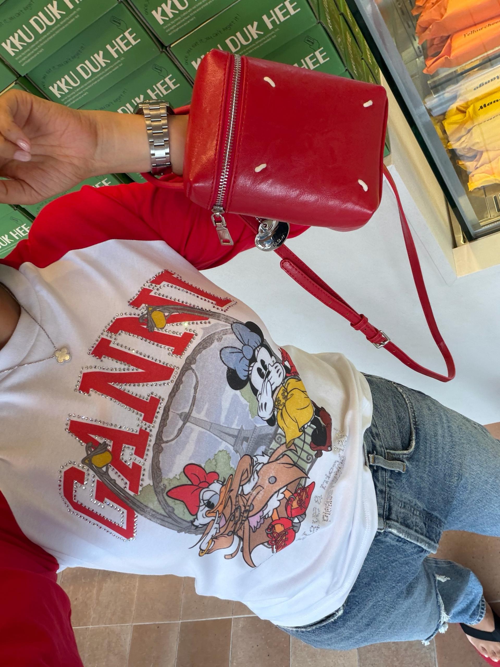 레드 미키 티셔츠