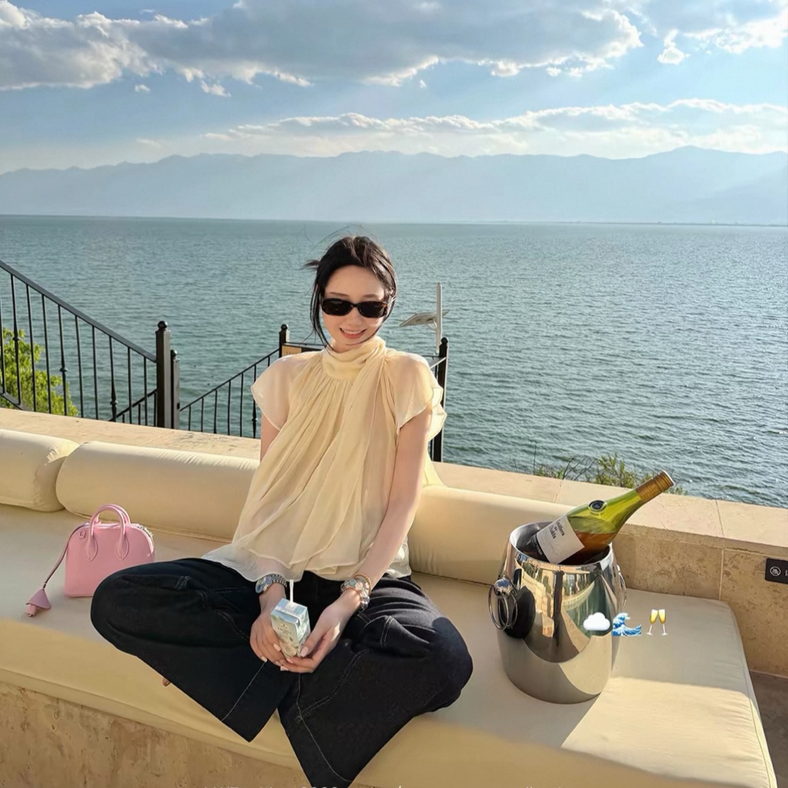 러블리 쉬폰 블라우스