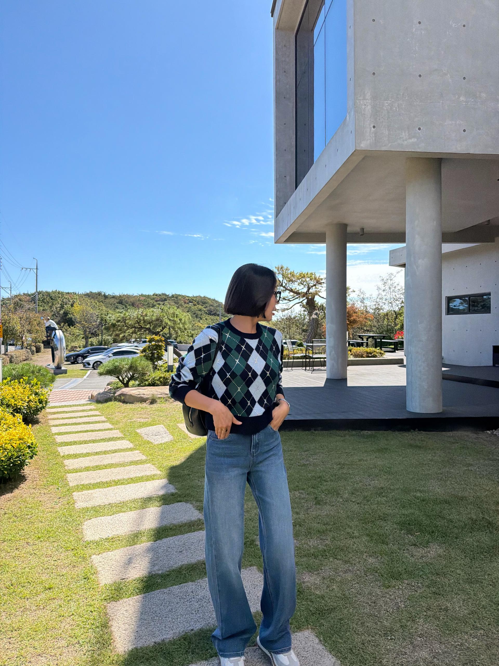 아가일 블링 니트