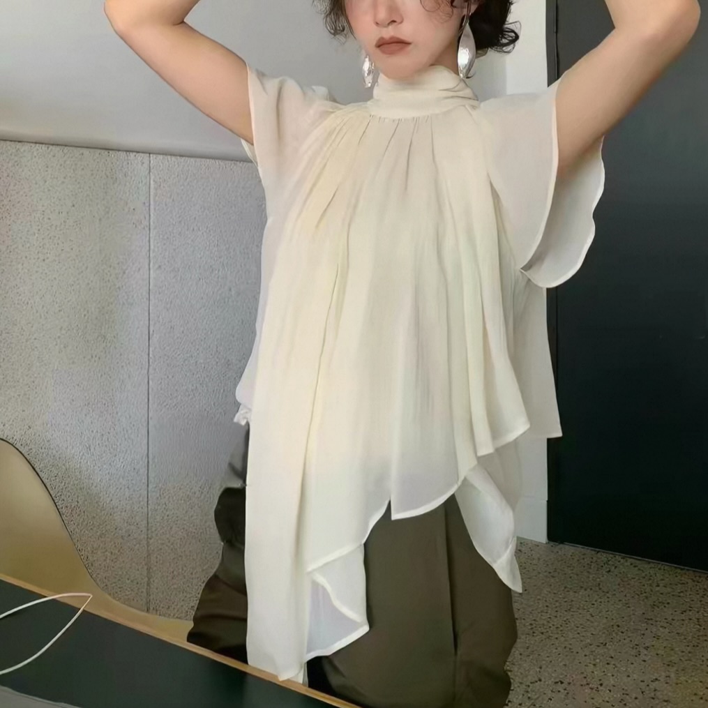 러블리 쉬폰 블라우스