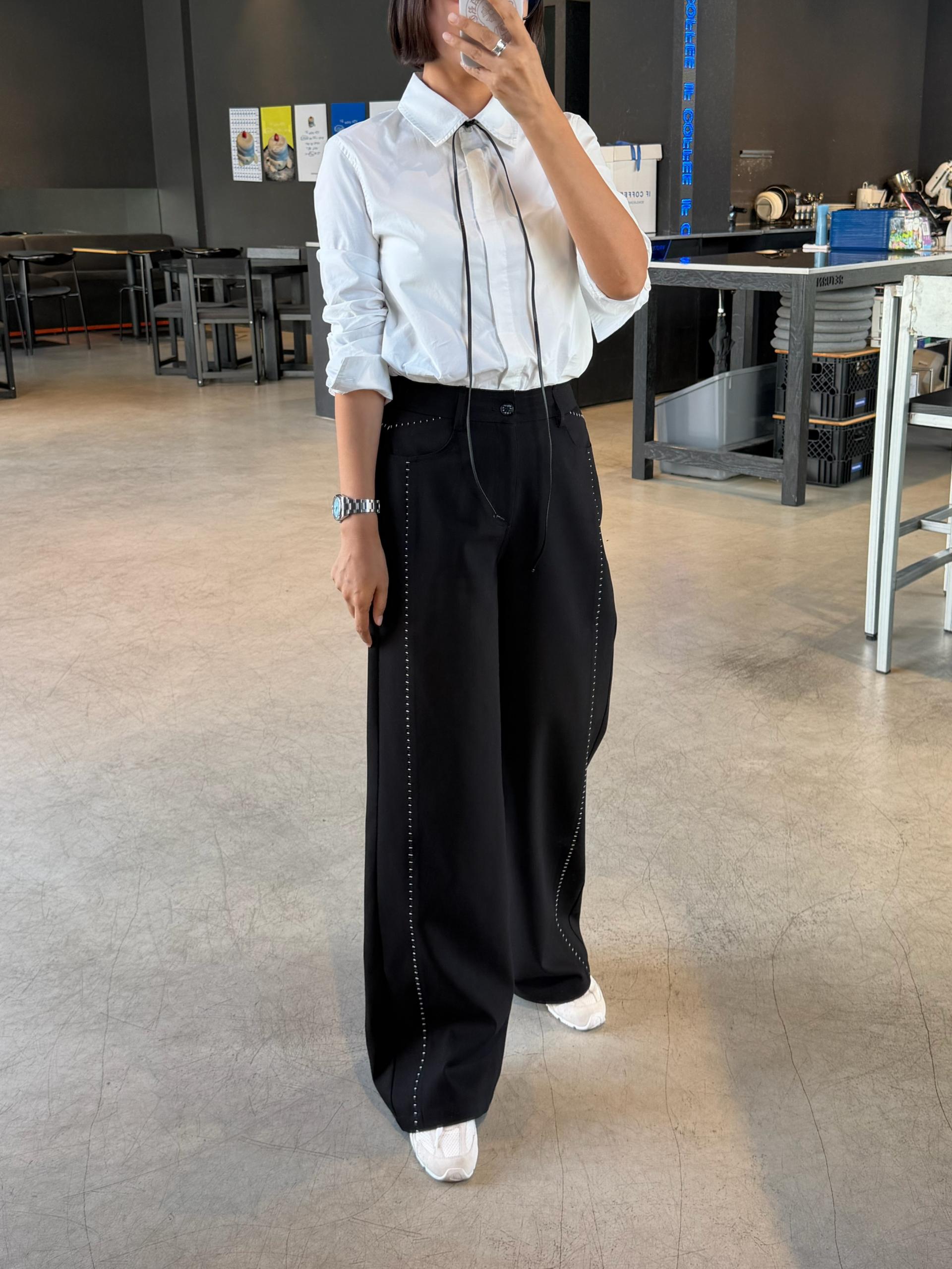 스티치 팬츠