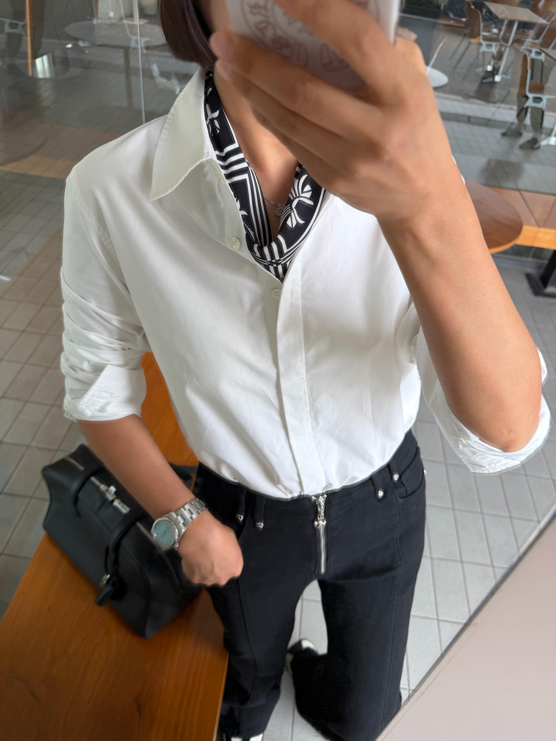 지퍼 부츠컷 팬츠