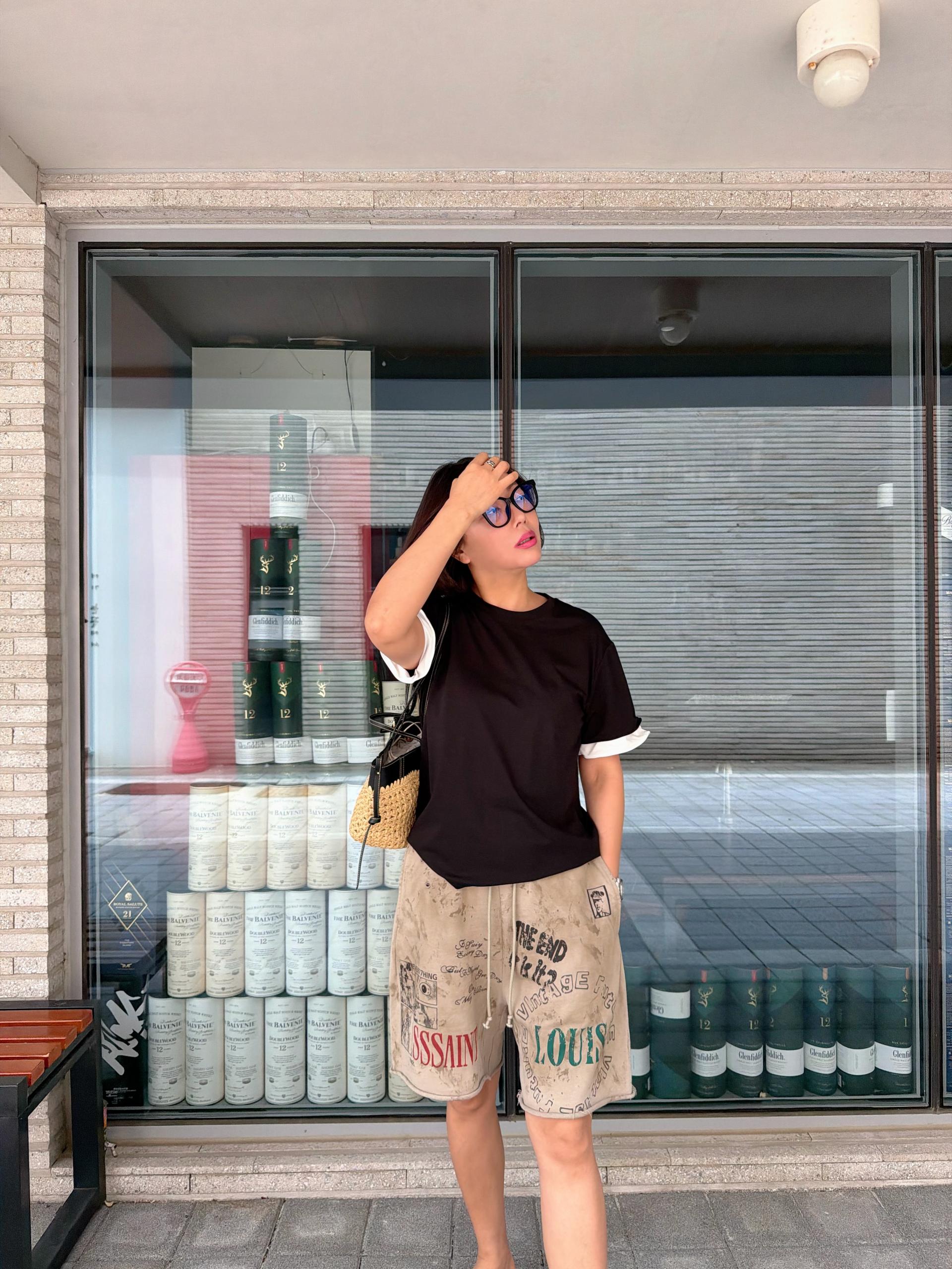 그라피티 5부팬츠