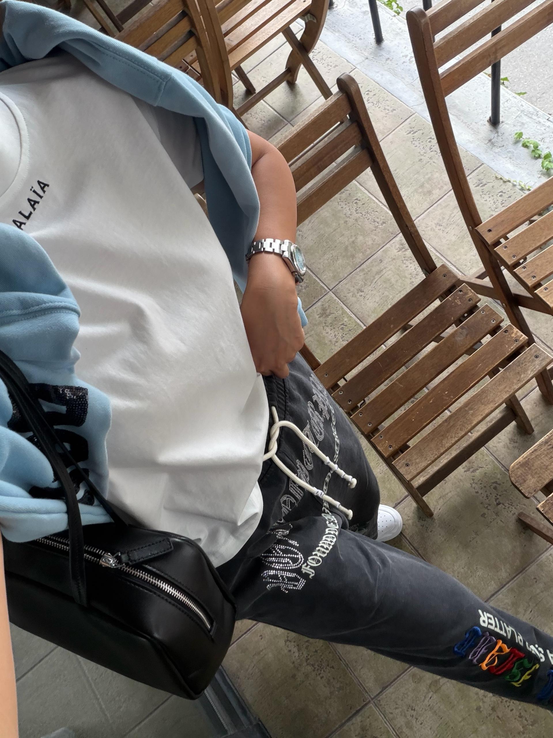 자수 레이터링 팬츠