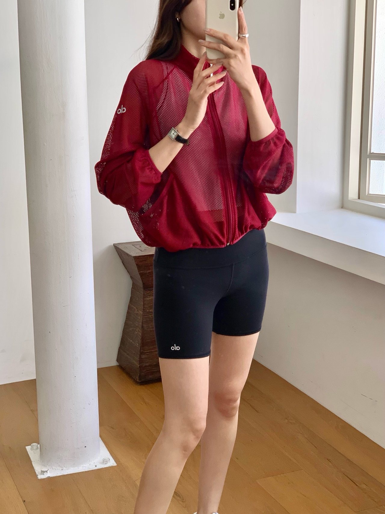 메쉬 바람막이 점퍼