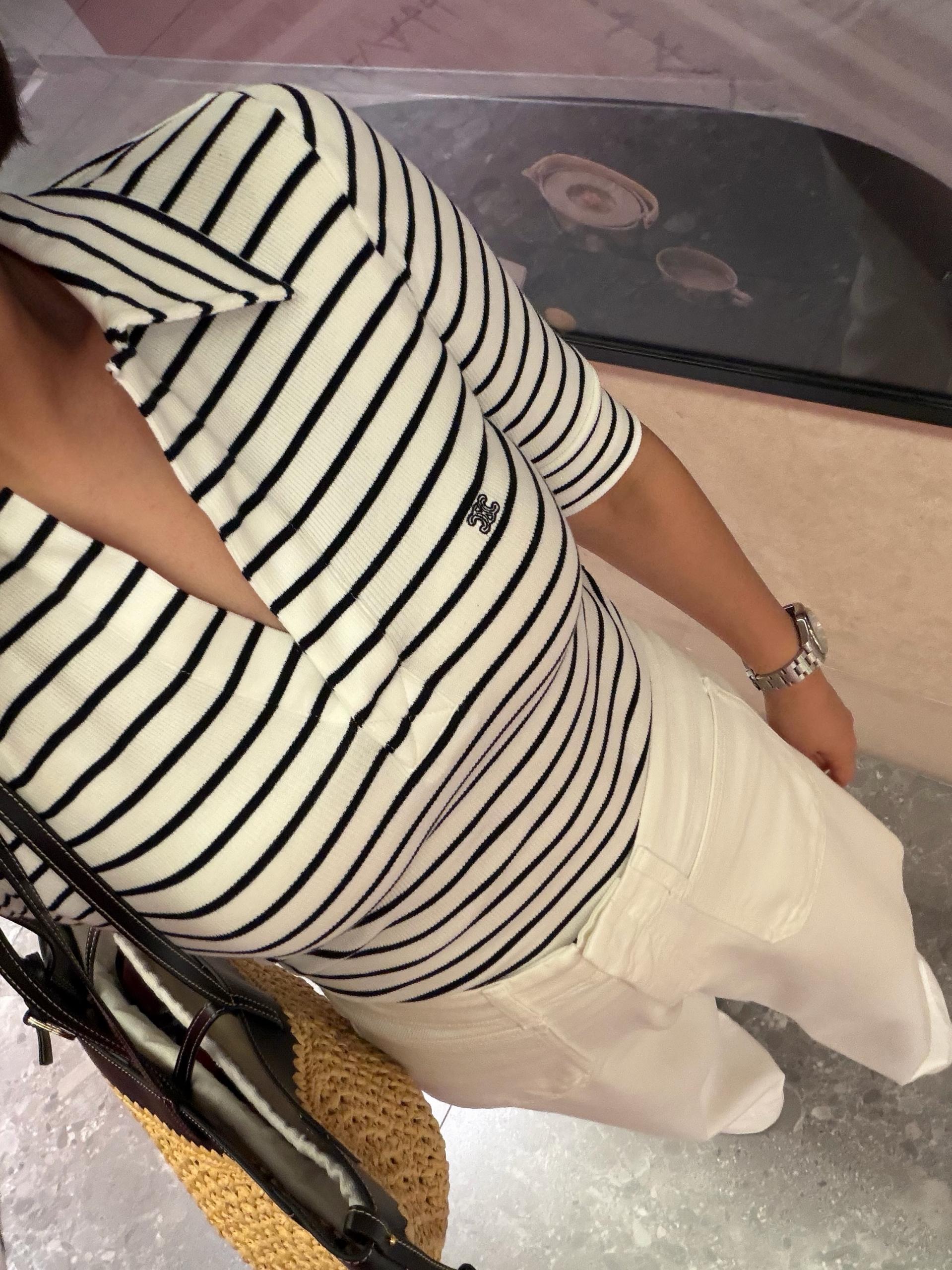 단가라 카라 티셔츠