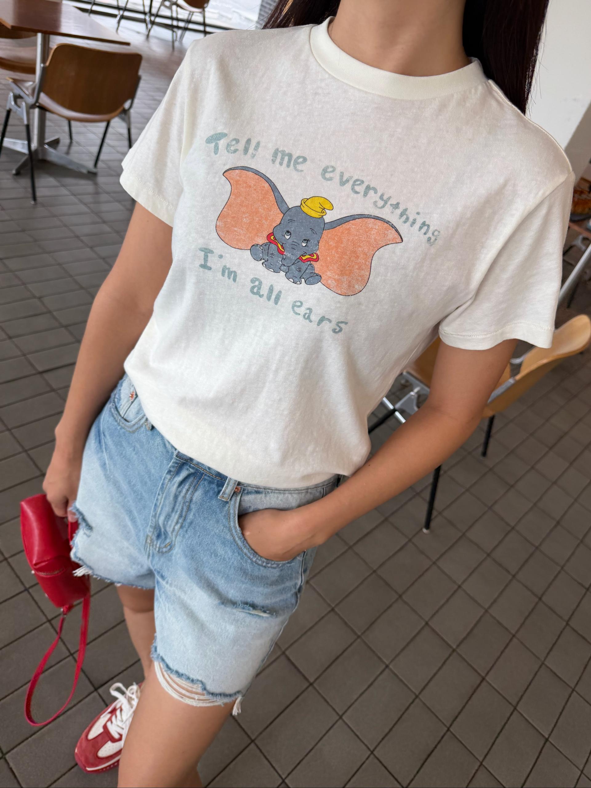 코끼리 티셔츠
