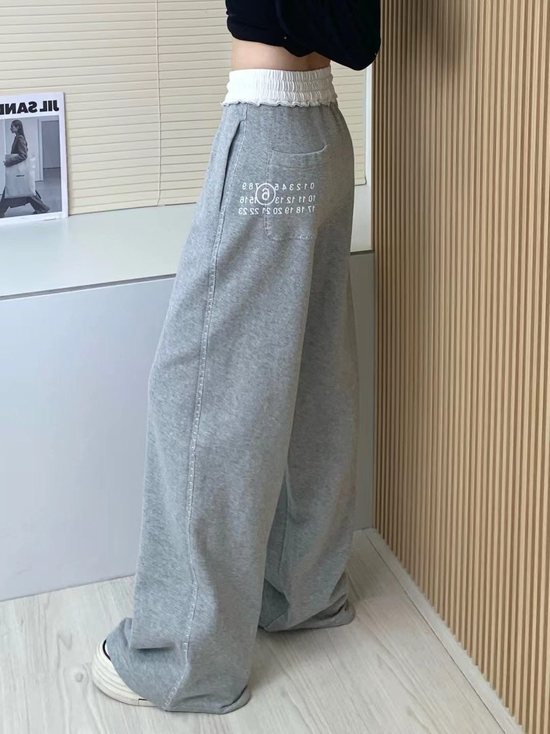 숫자 포켓 밴딩팬츠