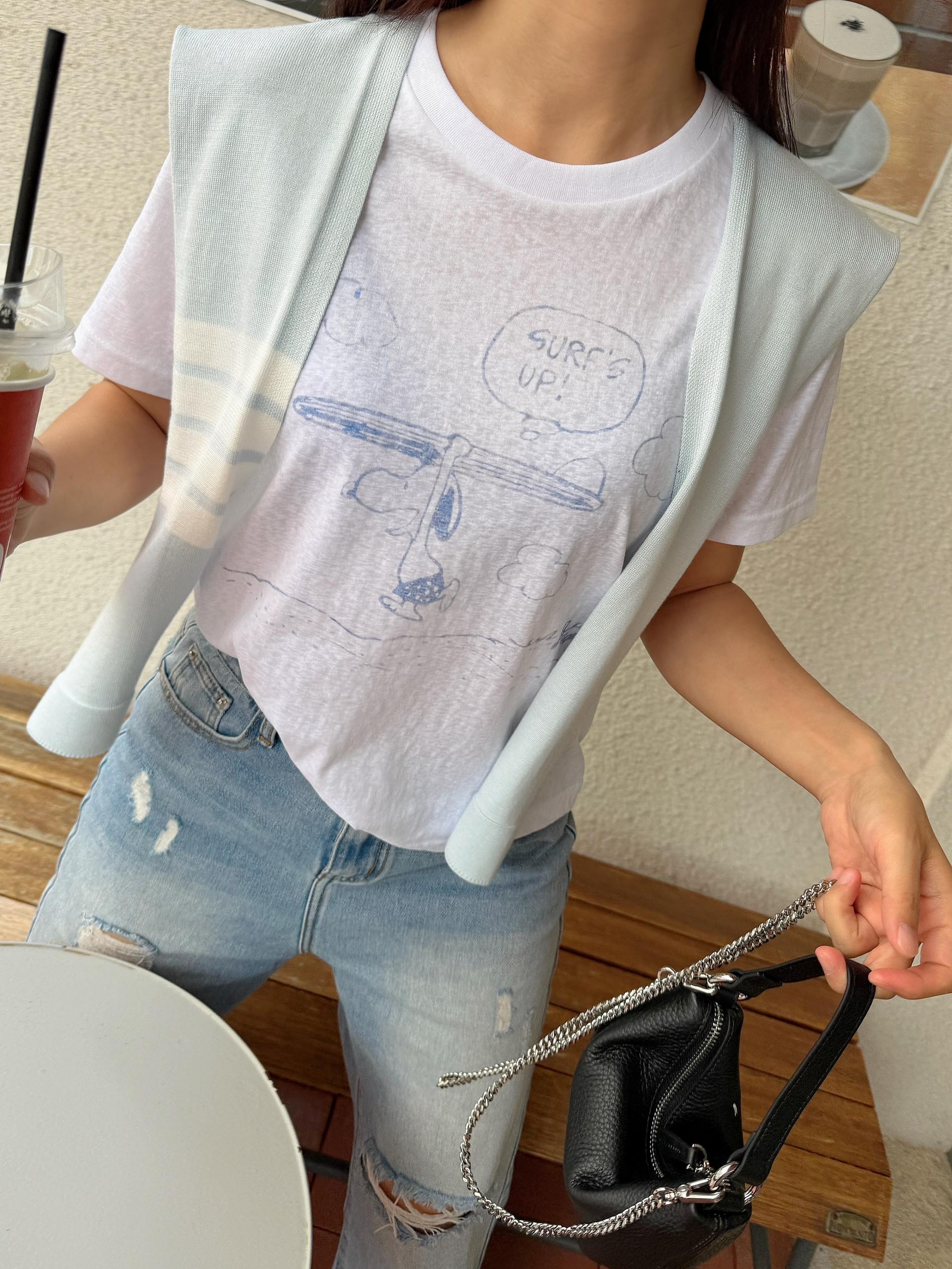 스누피 티셔츠