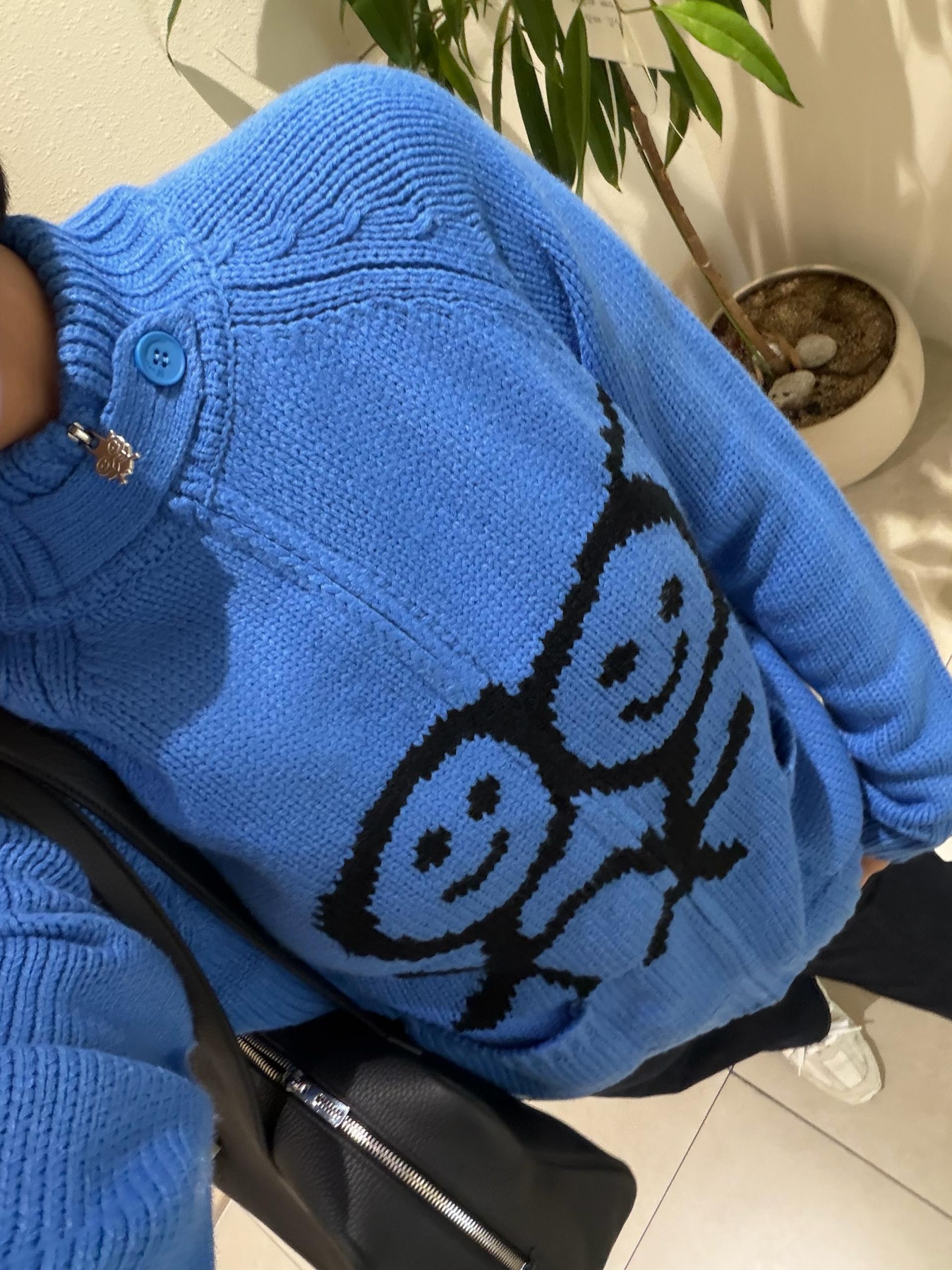 스택맨 니트 집업