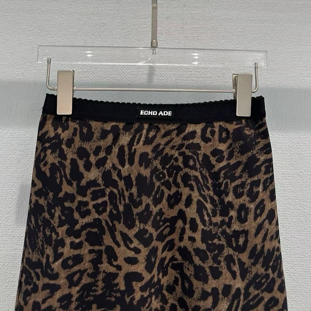호피 밴딩 스커트