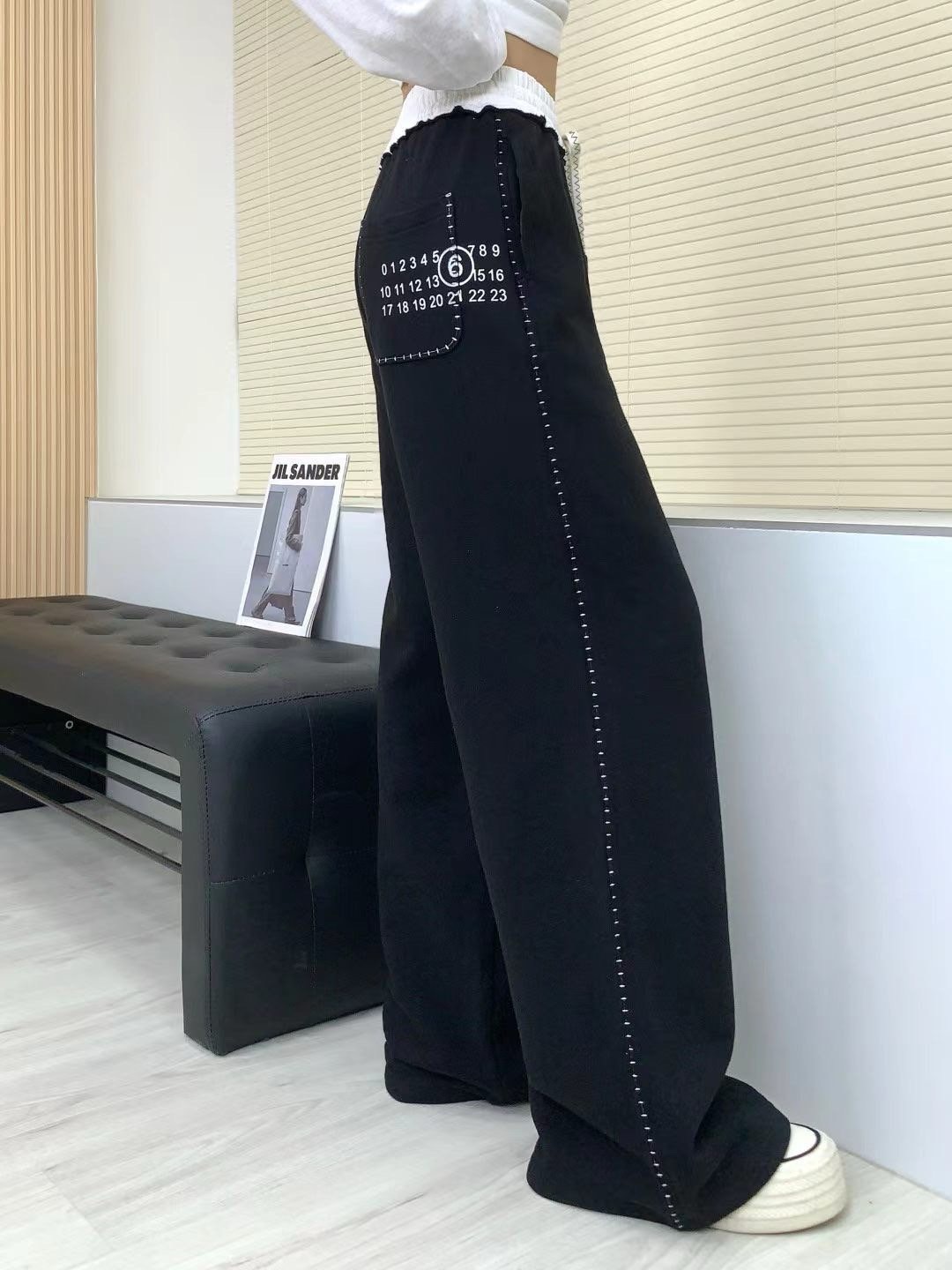 숫자 포켓 밴딩팬츠