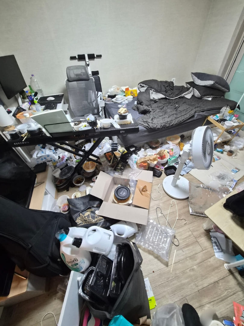 방내부 쓰레기집특수청소비용