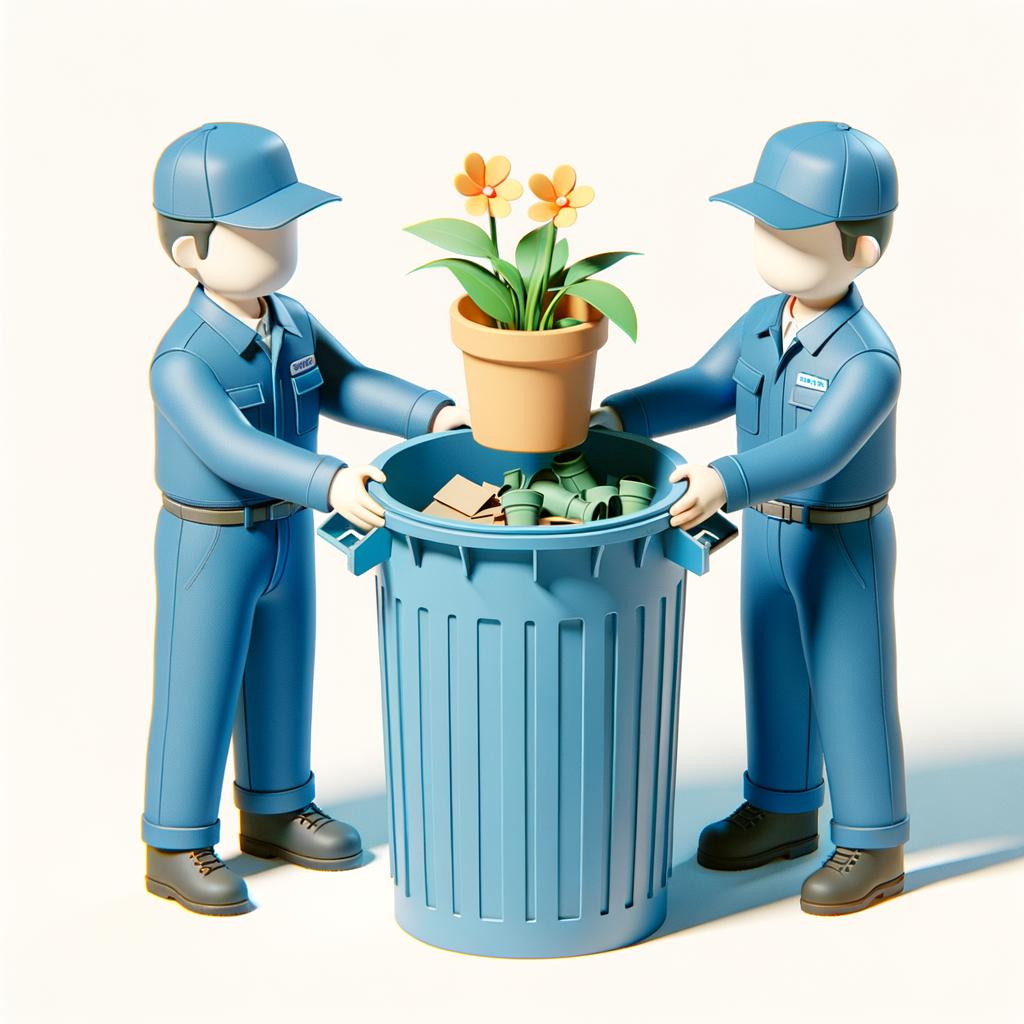 큰화분 버리는법 수거비용 처리비용