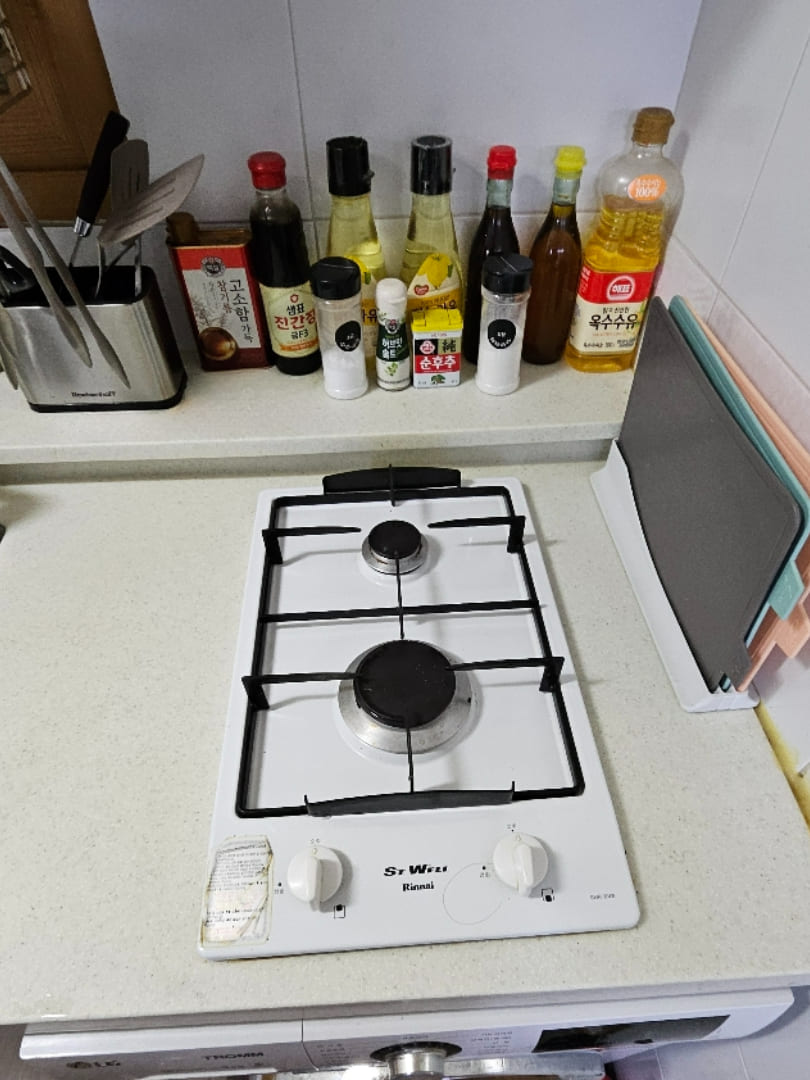 쓰레기집 가스레인지 청소