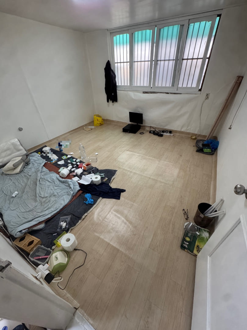 고독사 현장 침실