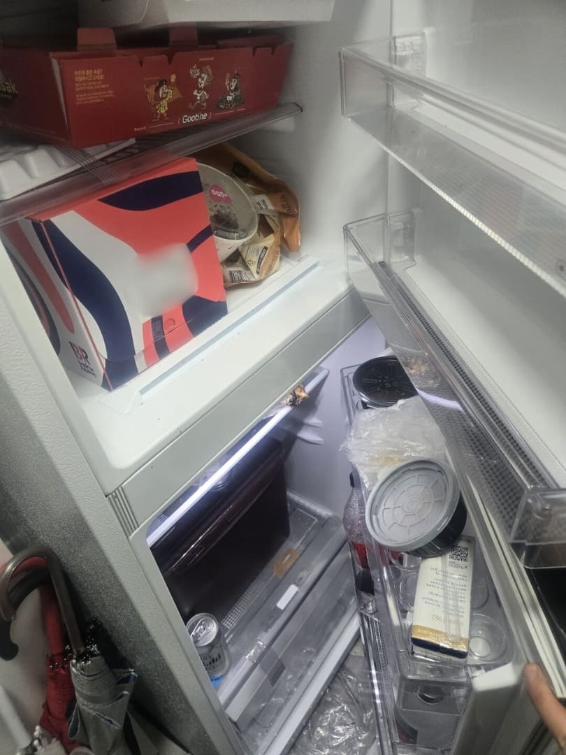 대구 쓰레기 많은 곳 주방 냉장고