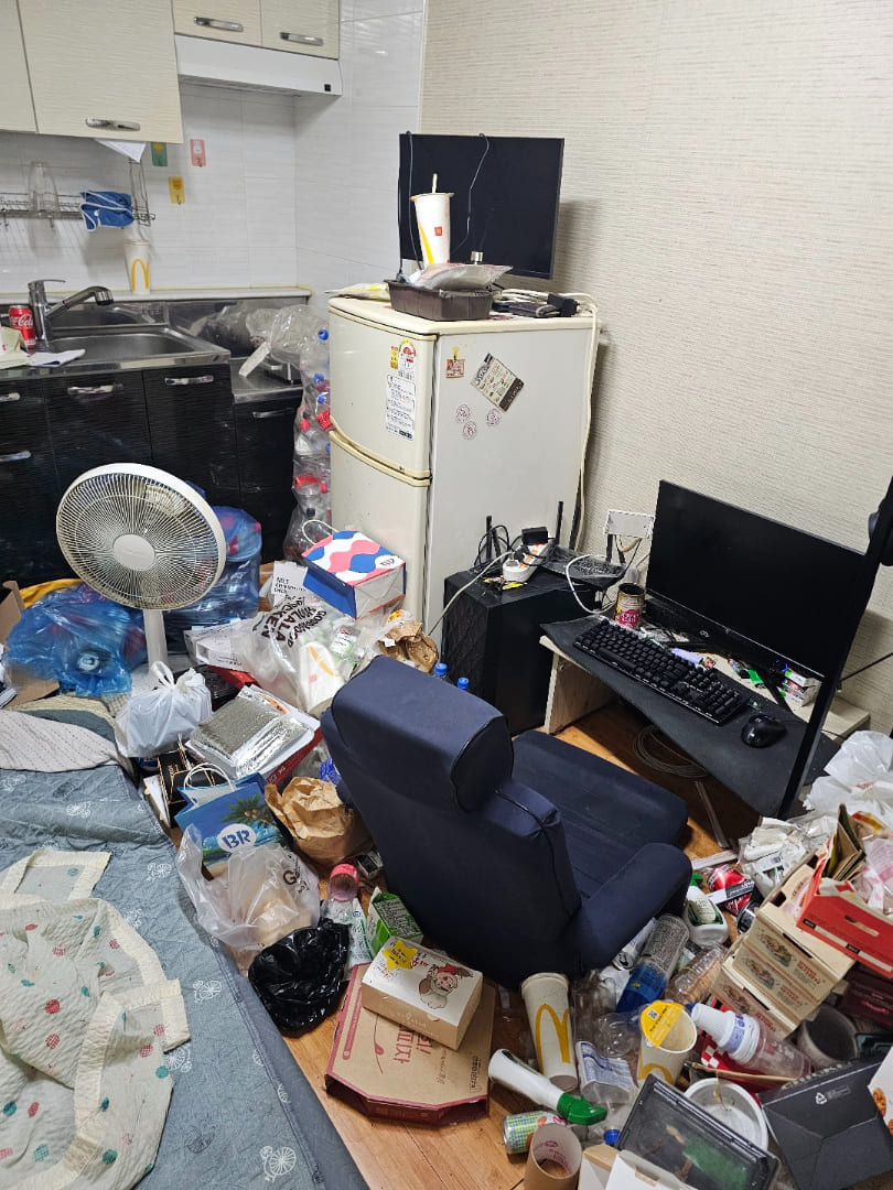 원룸 거실 주방