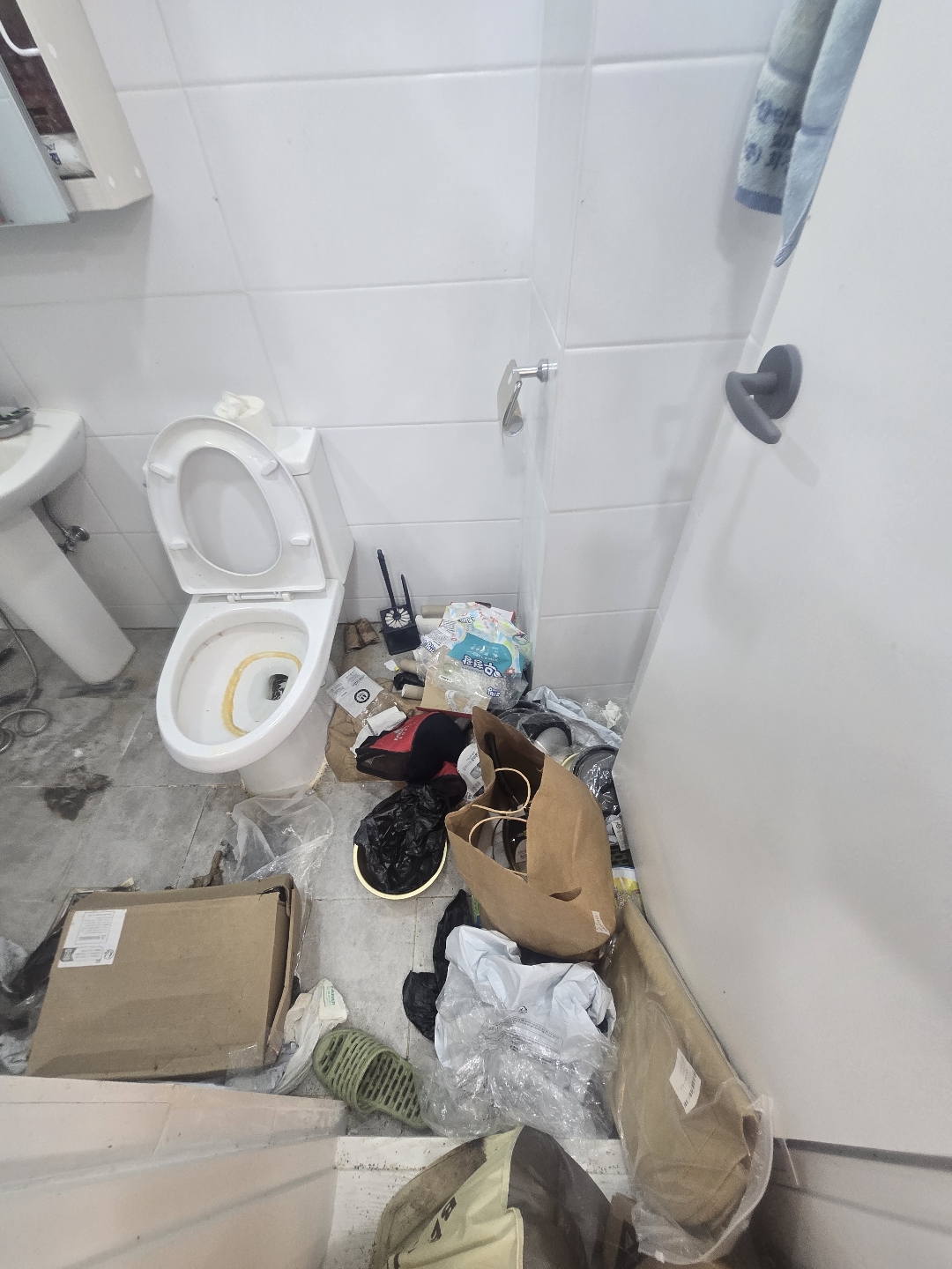 쓰레기집 화장실