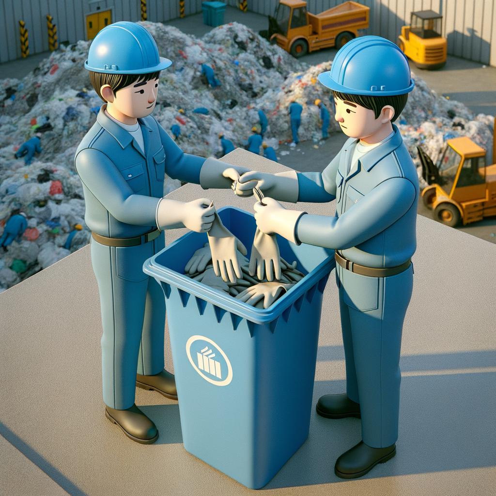 태화고무장갑 버리는법