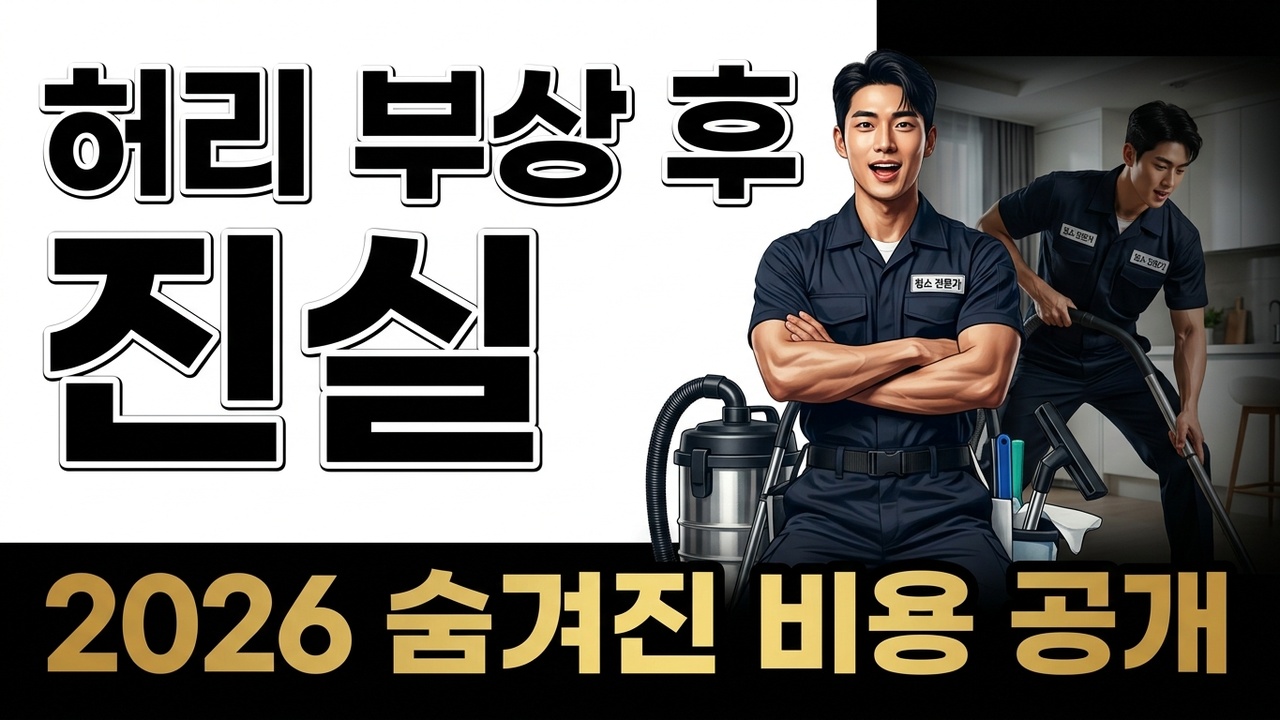 무거운가구옮기기 허리 다친 후 알게 된 비용의 진실 (2026)