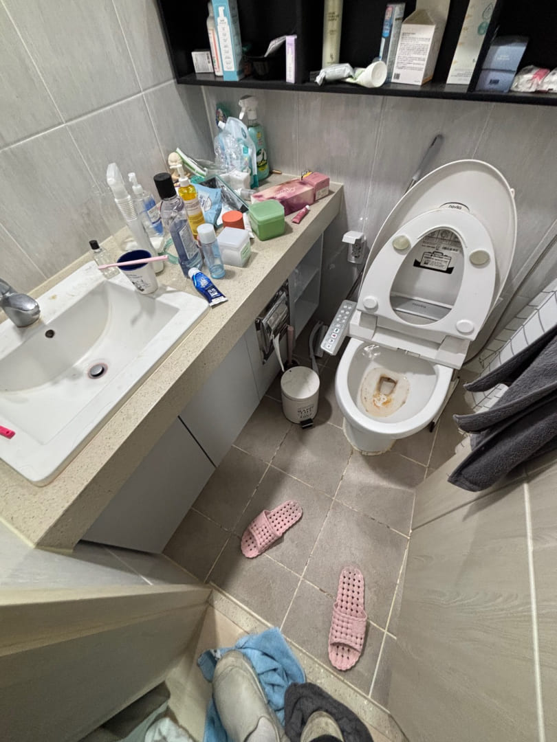 쓰레기집 청소 비교: 하남시 감북동 추천 서비스 작업전 이미지