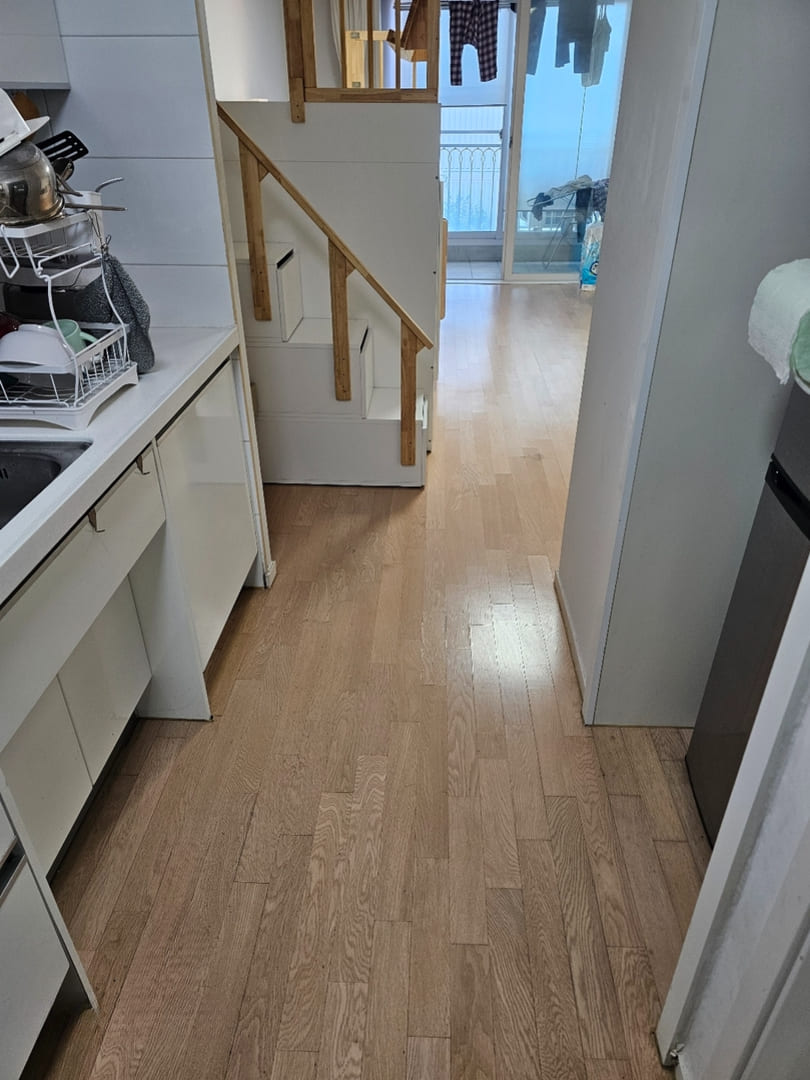 부산 쓰레기집 주방 바닥 청소