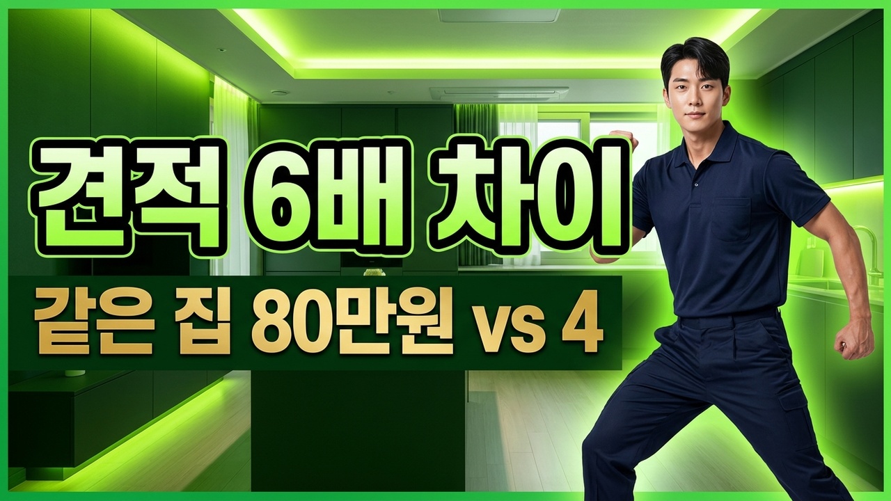 오산시 쓰레기집 청소 3곳 견적받았더니 80만원 vs 470만원