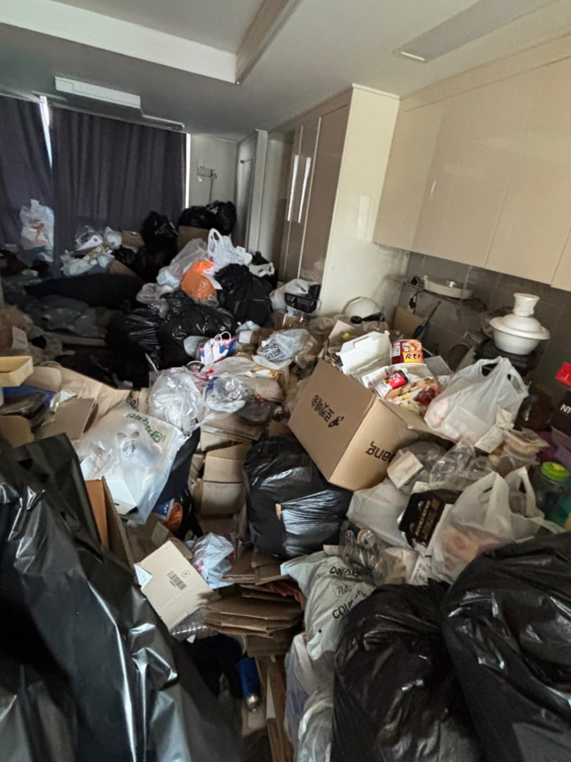 문산읍 원룸 청소, 쓰레기 걱정 없이 새출발! 작업전 이미지