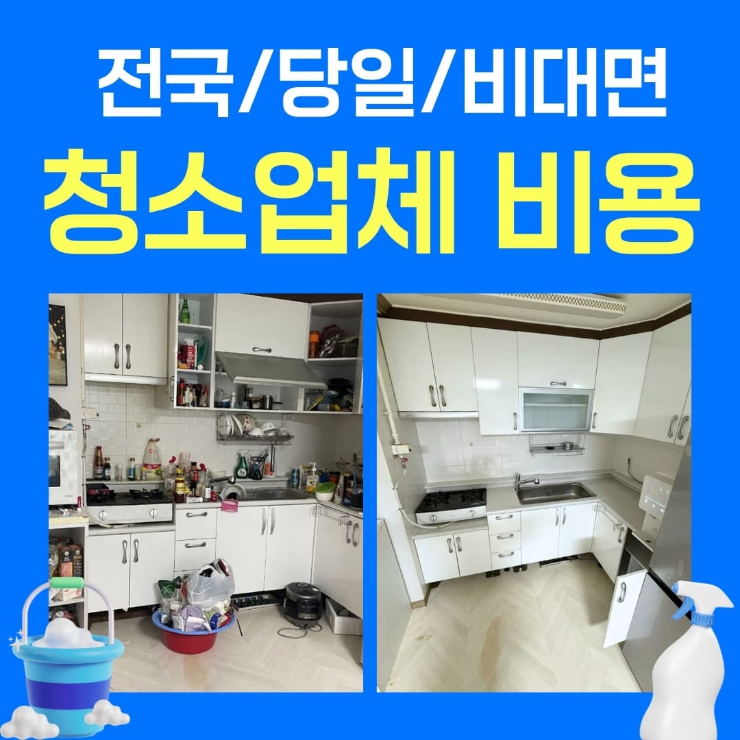 우아한정리 아파트청소업체비용