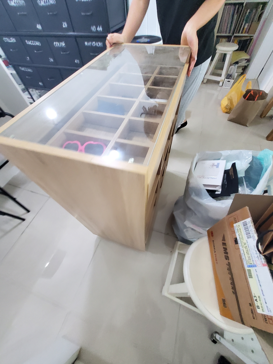 버리는 수납장