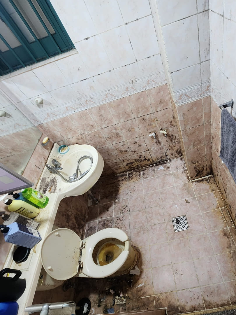 쓰레기집 화장실