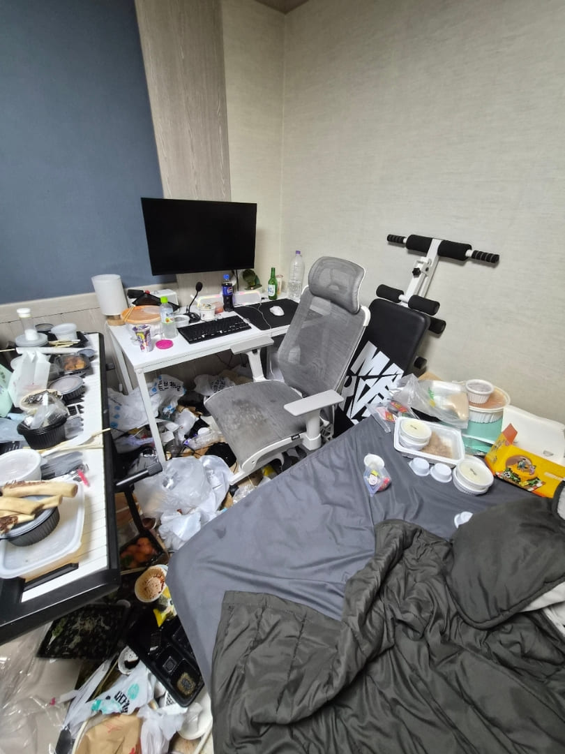 침대쪽 쓰레기집특수청소비용