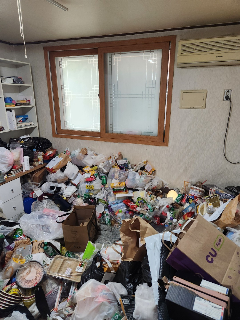 삼청동 쓰레기 수거, 깔끔한 종로구의 비결은? 작업전 이미지