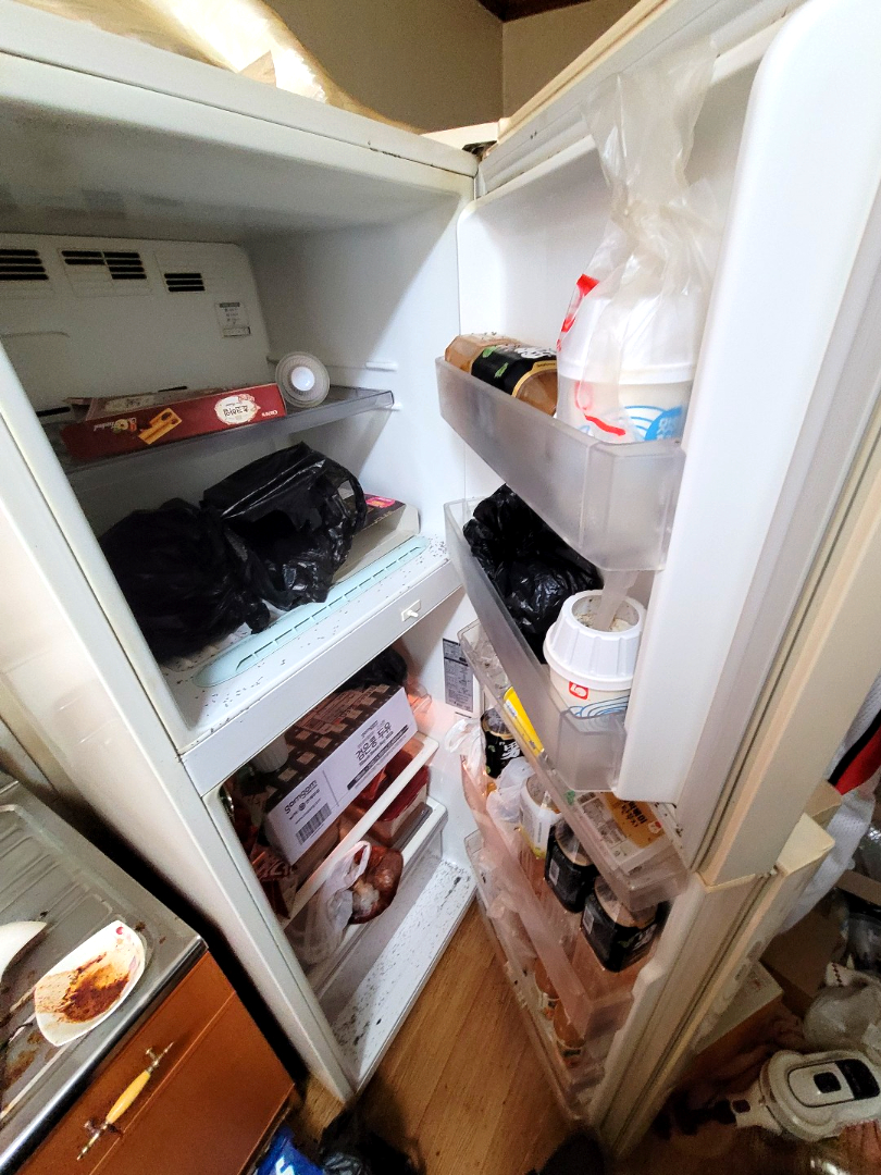 수원 쓰레기집 냉장고