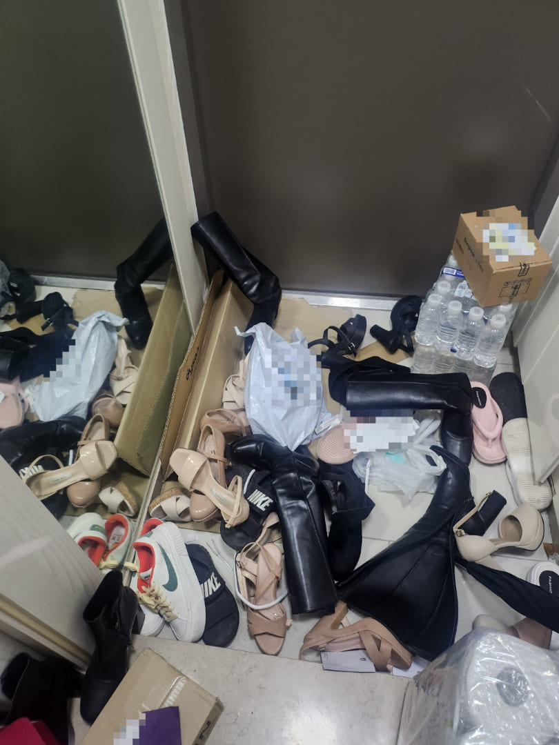 원주 원룸 현관 신발