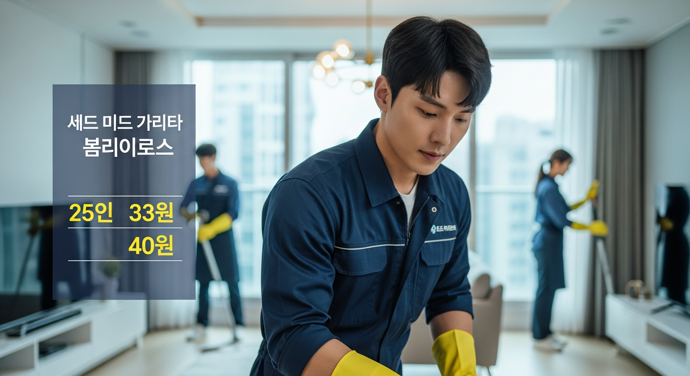 입주청소 평수별 가격표 25평 33평 40평 2026년 3월 기준 방법 안내