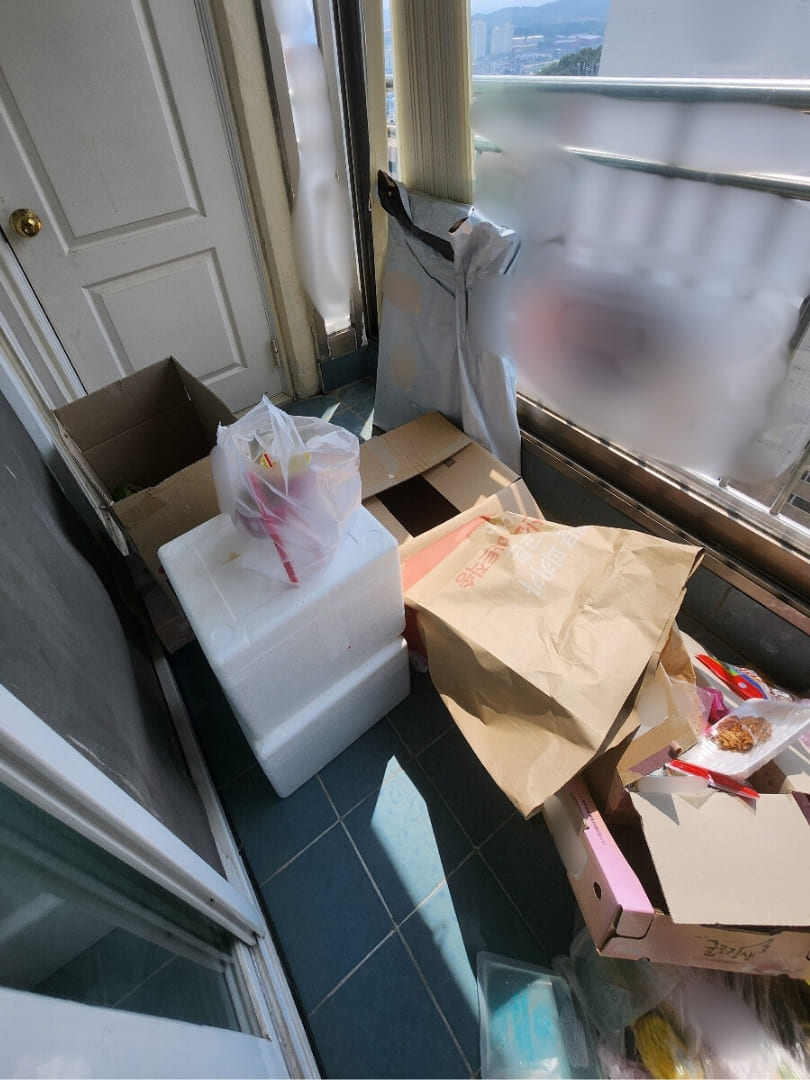 베란다 천안쓰레기집청소