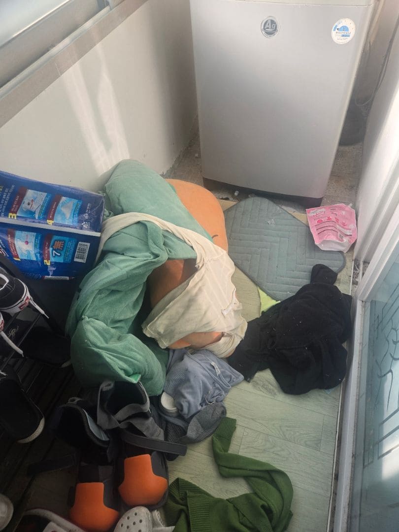 쓰레기집 세탁실