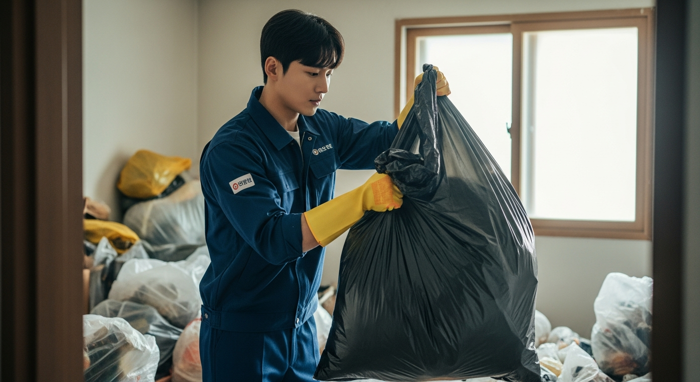 구리시 쓰레기집 청소 350만원 견적서, 어디서 잘못된 걸까 작업 과정
