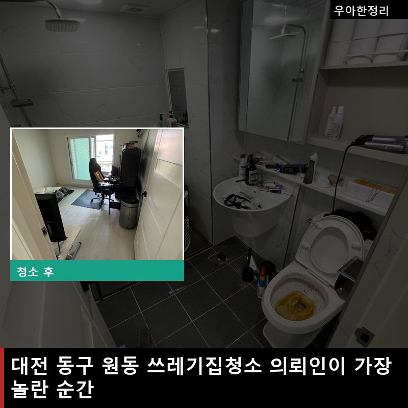 원동 쓰레기집청소 비용 업체 후기
