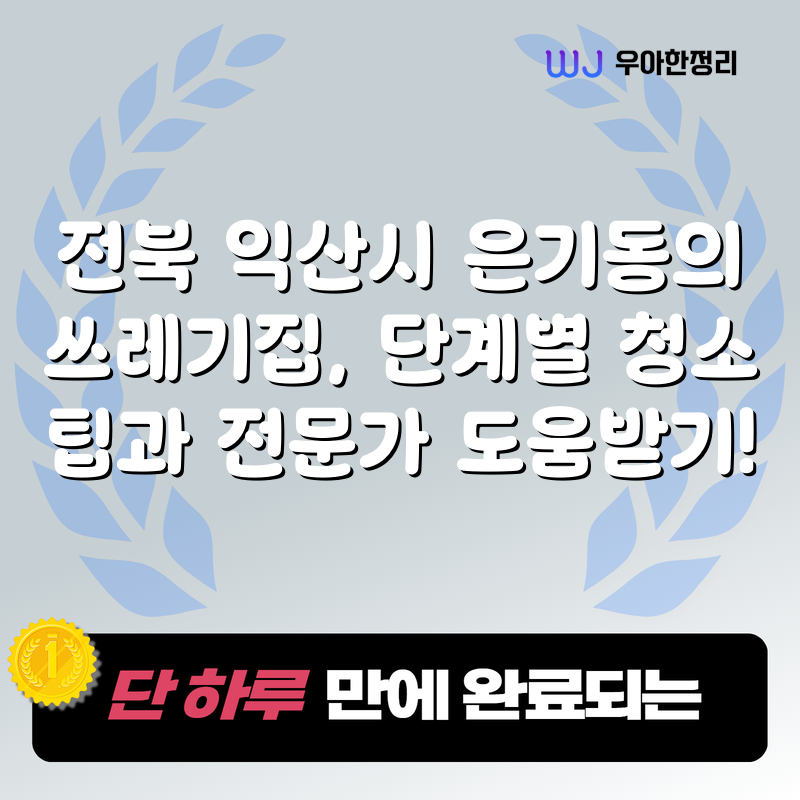 전북 익산시 은기동의 쓰레기집, 단계별 청소 팁과 전문가 도움받기! 타이틀이미지