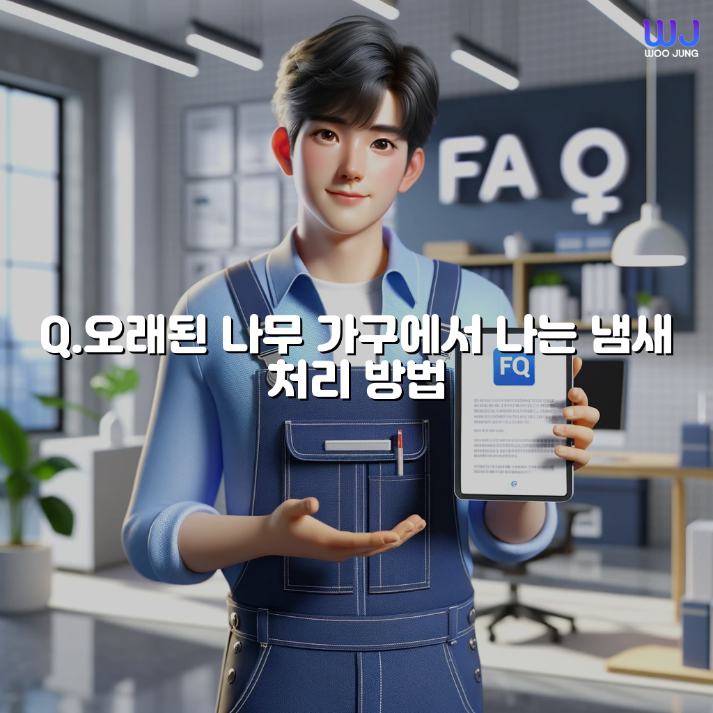 오래된 나무 가구에서 나는 냄새 처리 방법