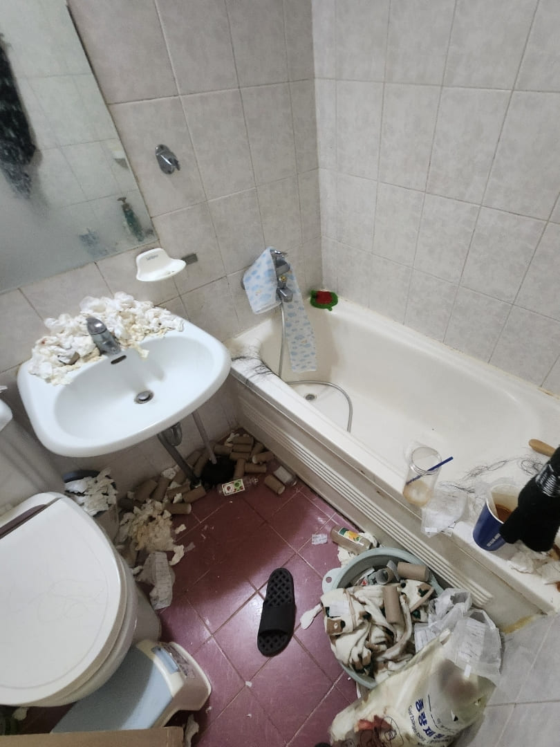 화장실 천안쓰레기집청소