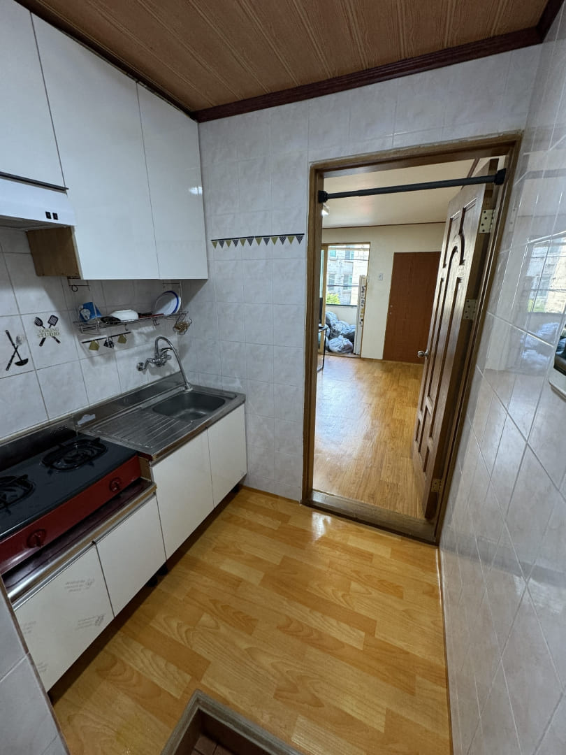 쓰레기집 현관문 청소