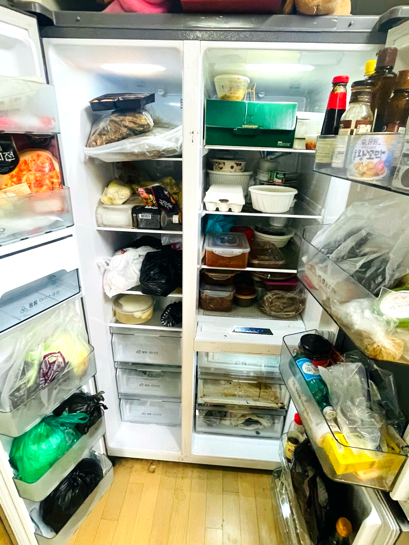 세종 쓰레기집 냉장고