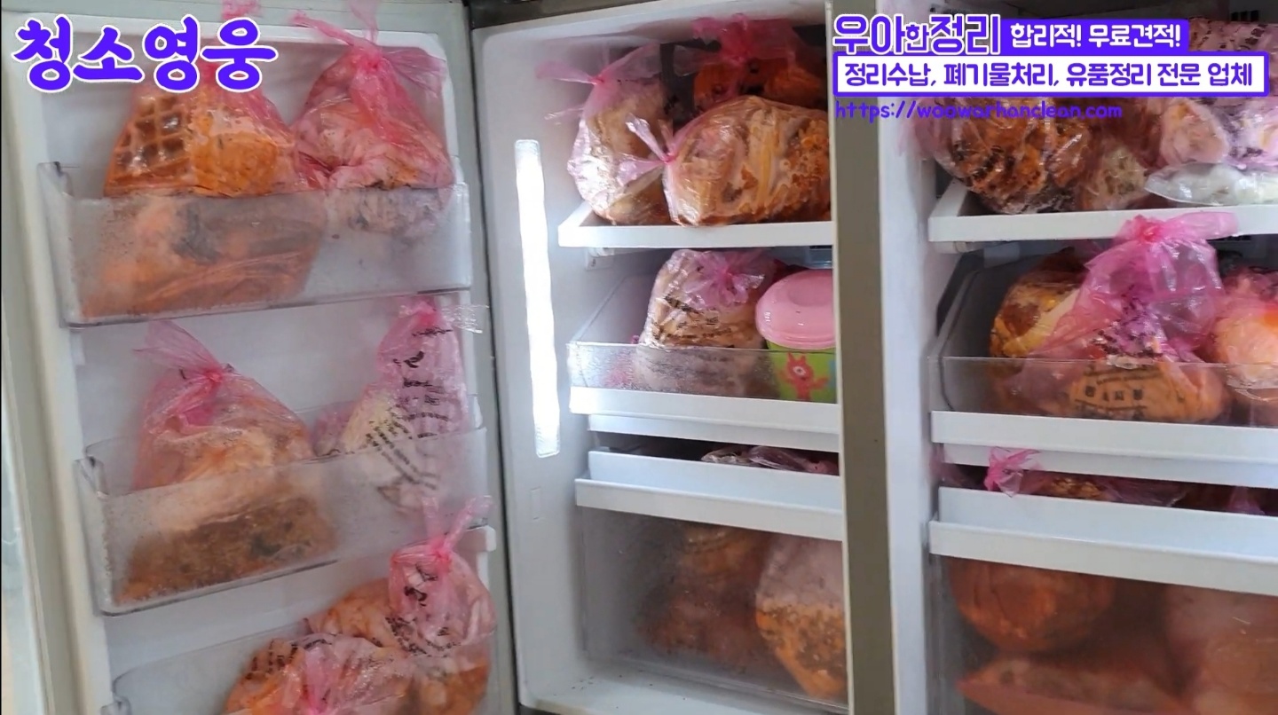 쓰레기집청소 냉장고 음식물 처리 청소 2