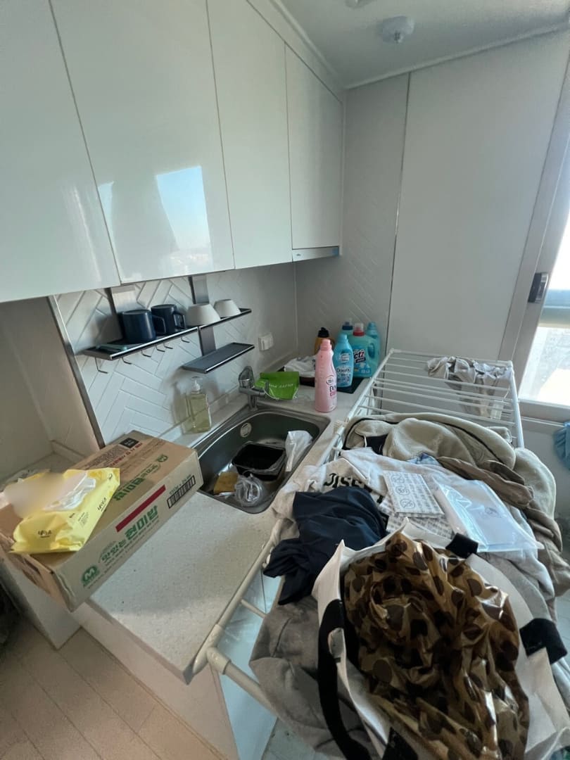 쓰레기집특수청소 부엌