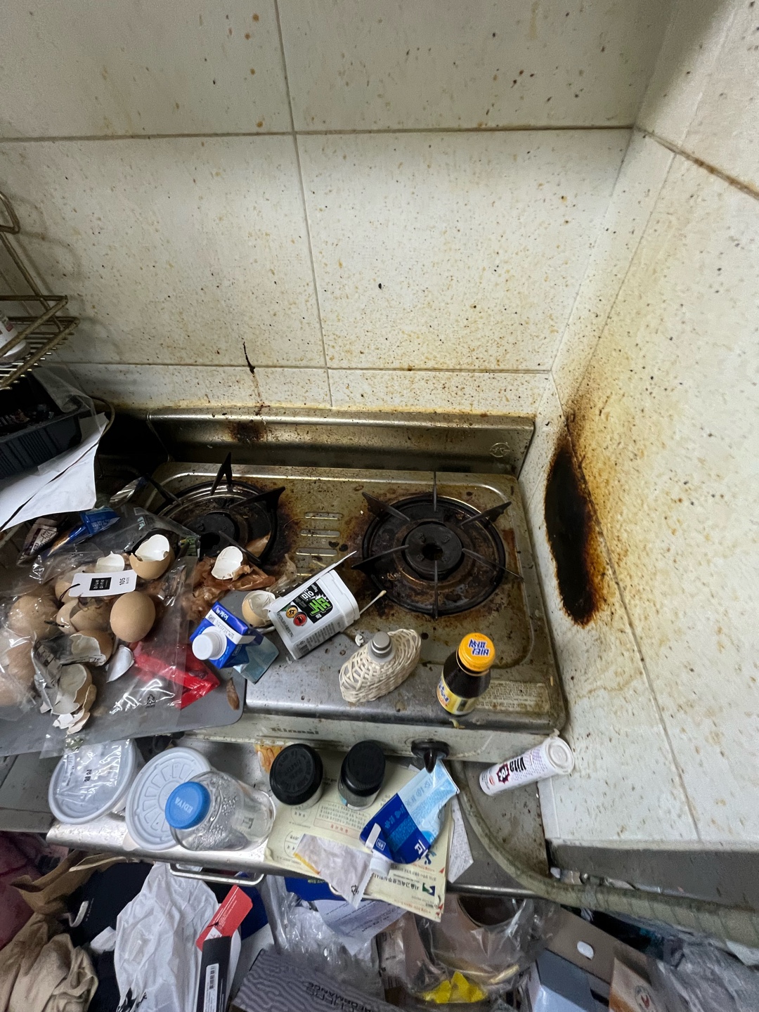 서울 강남구 삼성 우아한정리 청소 전 부엌 싱크대 [우아한정리 제공]