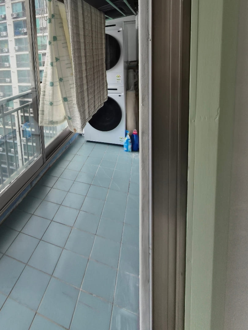 베란다 쓰레기집청소명장 완료